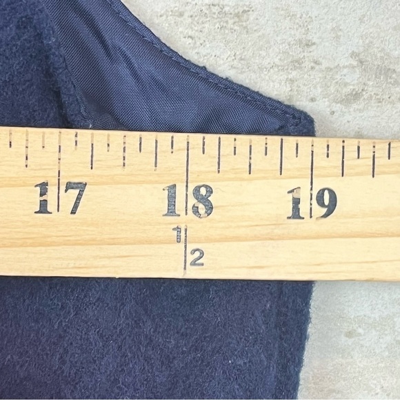 KAREN SCOTT Christmas Holiday Vest Embroidered Snowflakes and Trees Blue MP - Picture 11 of 12